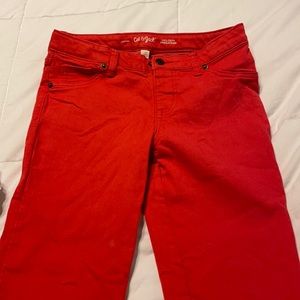 Cat & Jack red jeggings